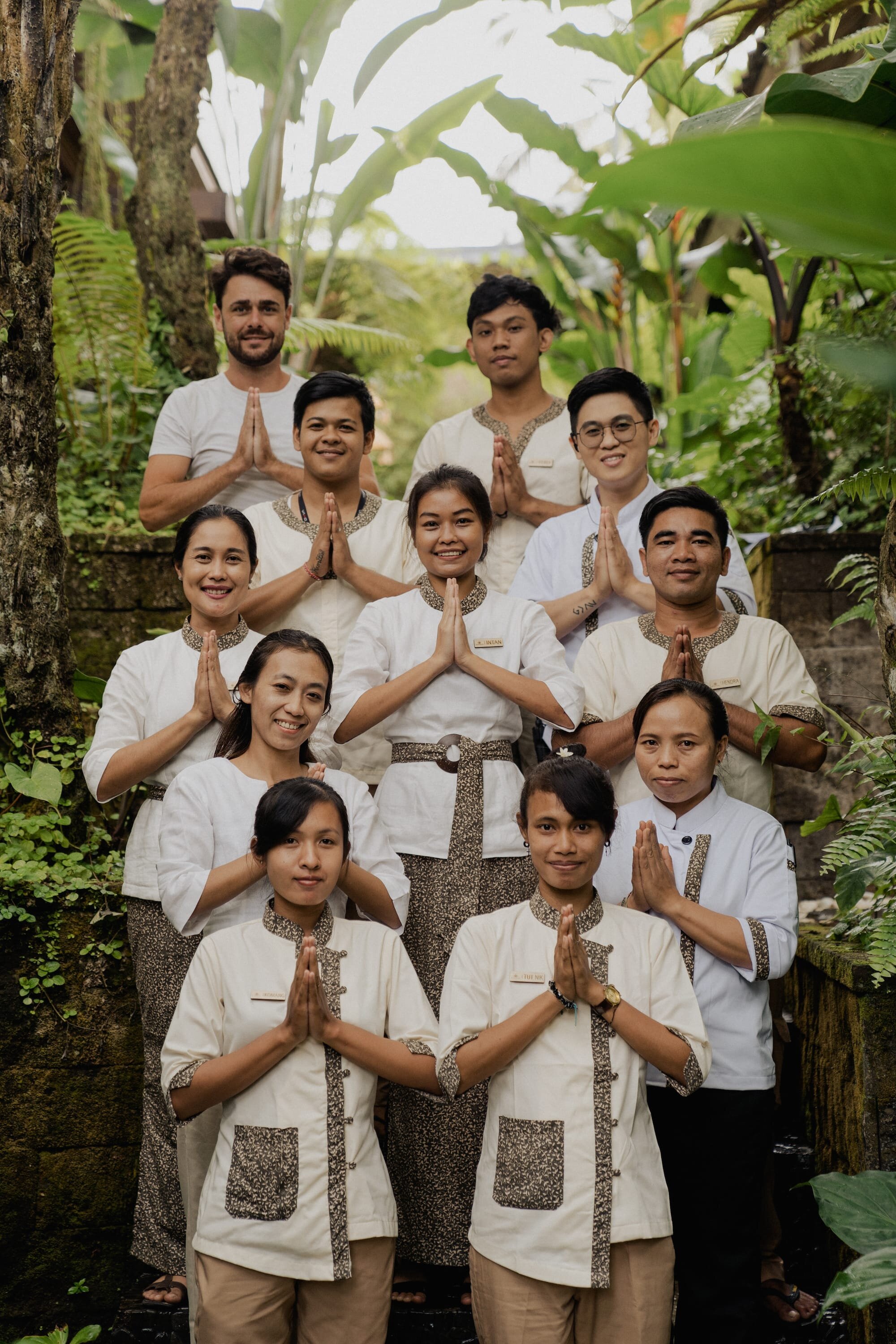 Basundari team at retreat venue Ubud Bali