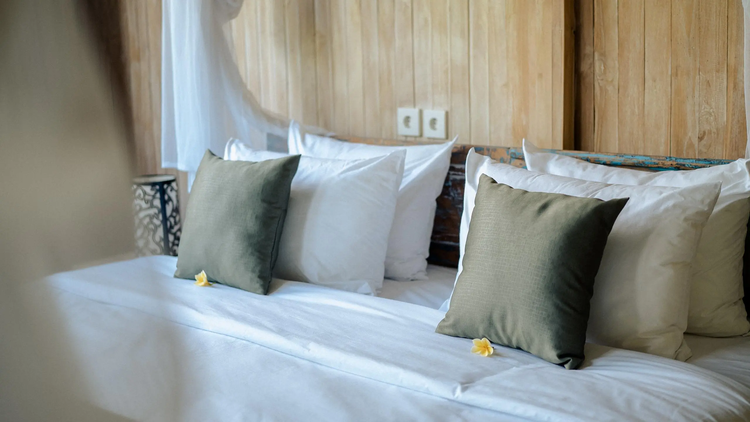 Canopy bed adds elegance to make your retreat stand out.