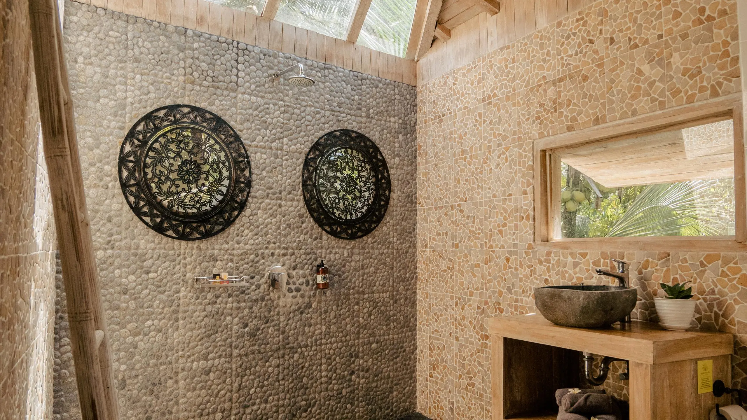 Bathroom essentials for a yoga retreat packing list.